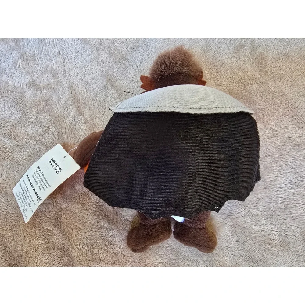 Vntg 1999 Looney Tunes Trick or Treat Taz Mini Bean Bag Plush Vampire Halloween